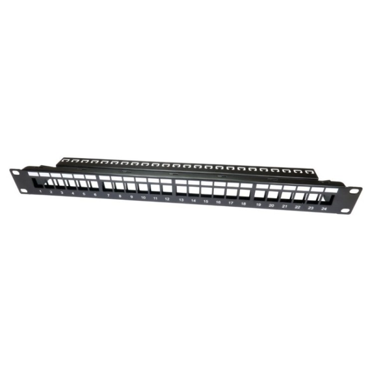 24 Port Unloaded Patch Panel - Unshielded