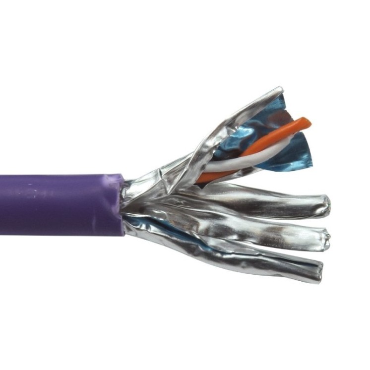 305mtr CAT 6A SOLID U/FTP LSZH COPPER 24AWG VIOLET B2ca