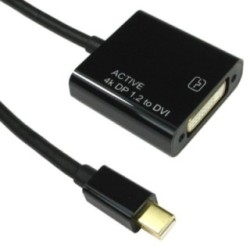 Mini DisplayPort V1.2 to DVI-D Adapter, 4k (Active) (Newlink)