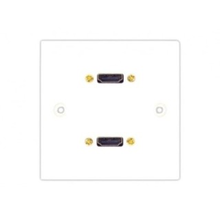 Dual Twin HDMI Faceplate - 0.15m