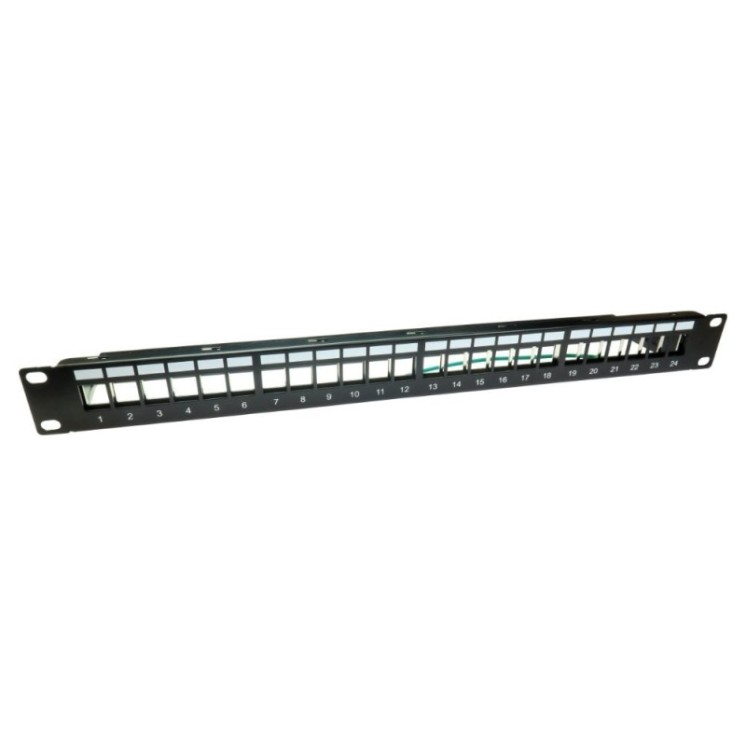 24 Port Unloaded Patch Panel - Shielded