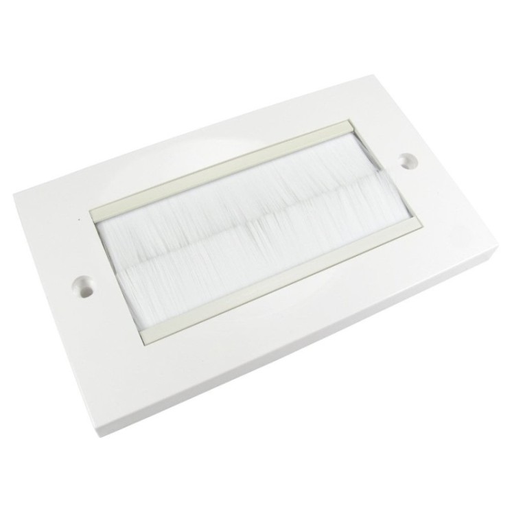 Dual Gang White Brush Plate