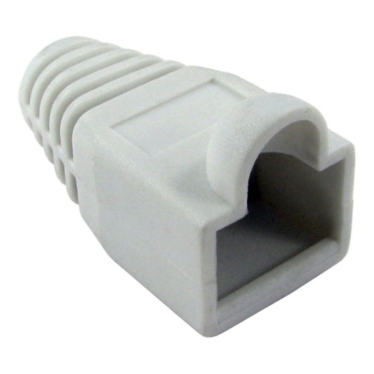 White RJ45 Snagless Boot