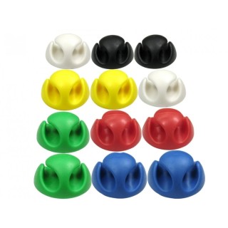 Double Desk Tidy Mixed Colour (2 of Each) 12 PK