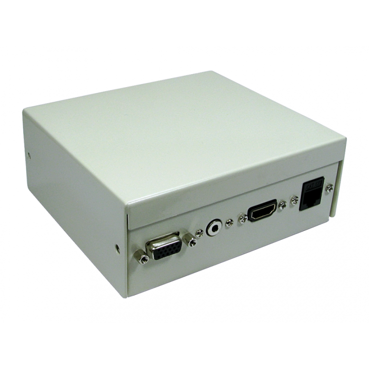 4 Port Metal Box with AV Modular Couplers