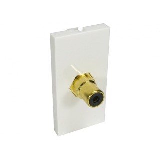 1x RCA (Black) Euromod - Coupler Type