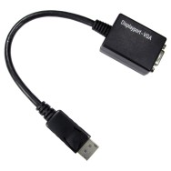 DisplayPort (M) to SVGA (F) Leaded Adapter