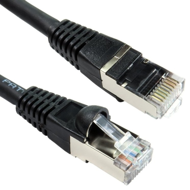 2m Cat6A Patch Cable - Black
