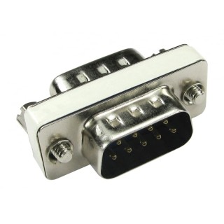 D9 (M) to D9 (M) Slimline Gender Changer D9 (M) to D9 (M) Slimline Gender Changer