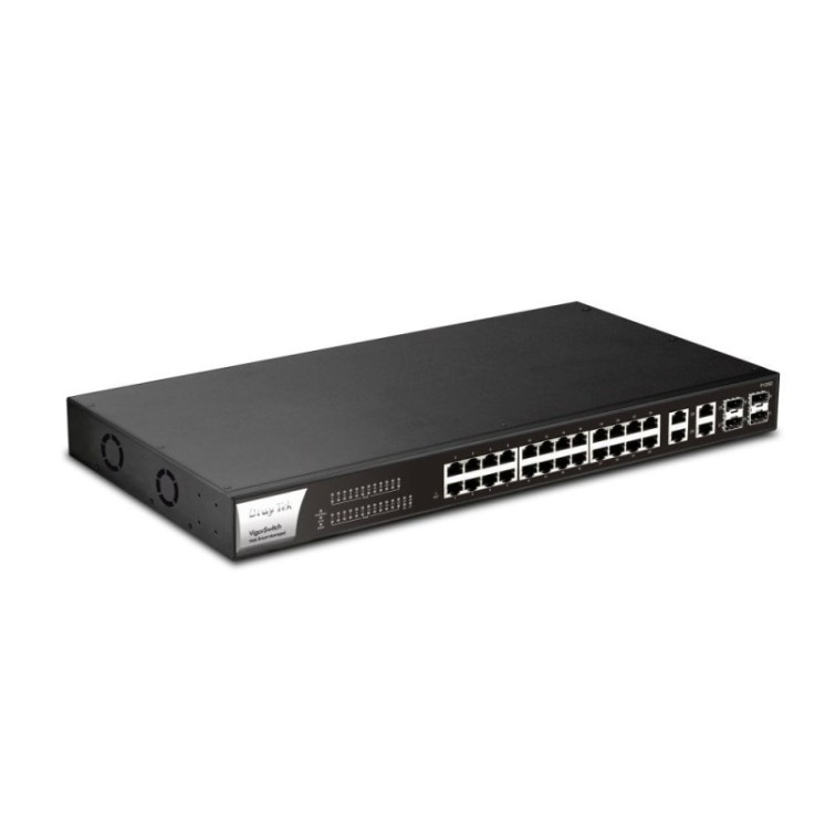 28 Port Gigabit Managed PoE Switch