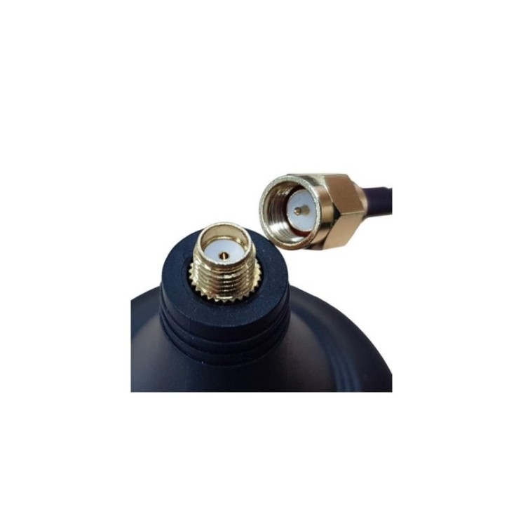 2x Magnetic LTE Antenna Bases with 1m Extension