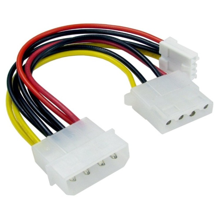 Molex Extension Cable with Floppy Drive Connector