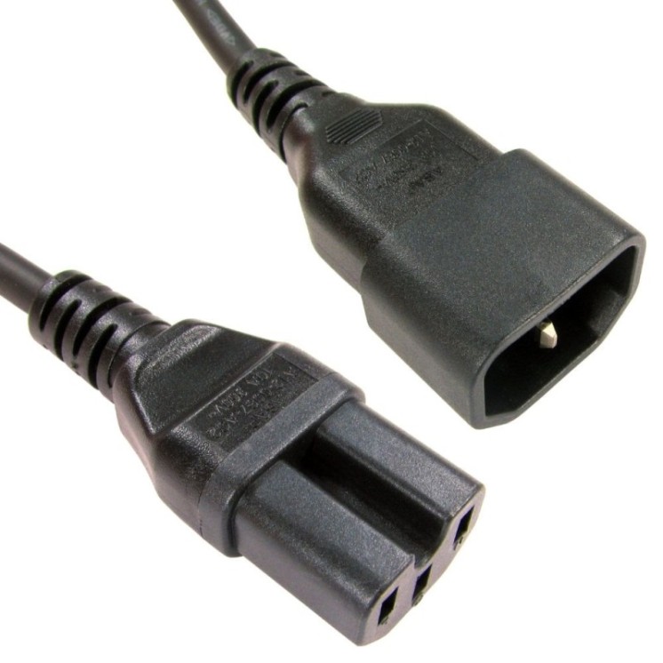 1.8m C14 to C15 Power Cable