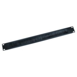 19 inch Rack Mount Brush Plate - 1u