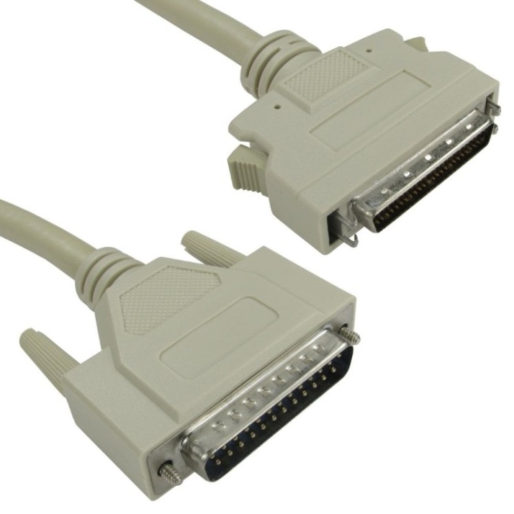 1m SCSI 1-2 D25 (M) to Half Pitch 50 (M) Cable