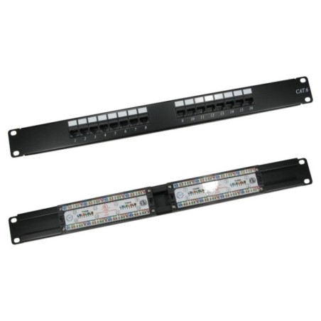 16 Port Cat6 Patch Panel
