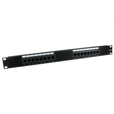 16 Port Cat5e Patch Panel