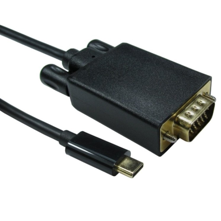 USB C to VGA 1080P 60HZ 2MTR