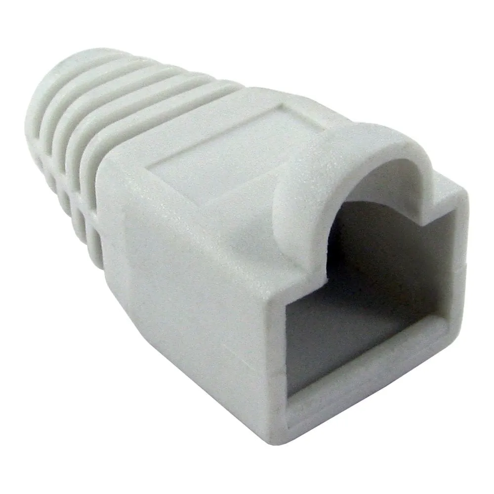White RJ45 Snagless Boot