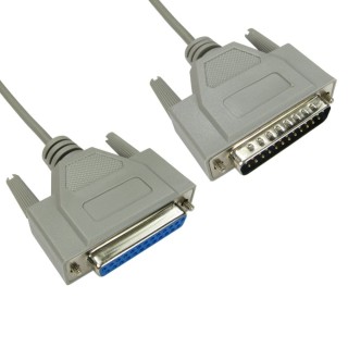 2m D25 (M) to D25 (F) XT Serial Extension Cable