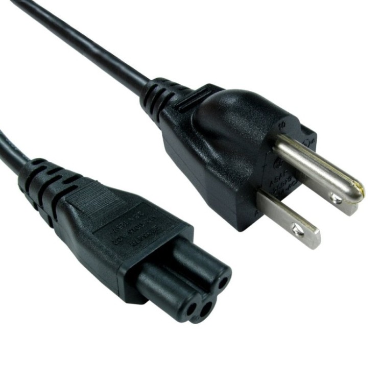 2m US Plug to C5 Mains Lead