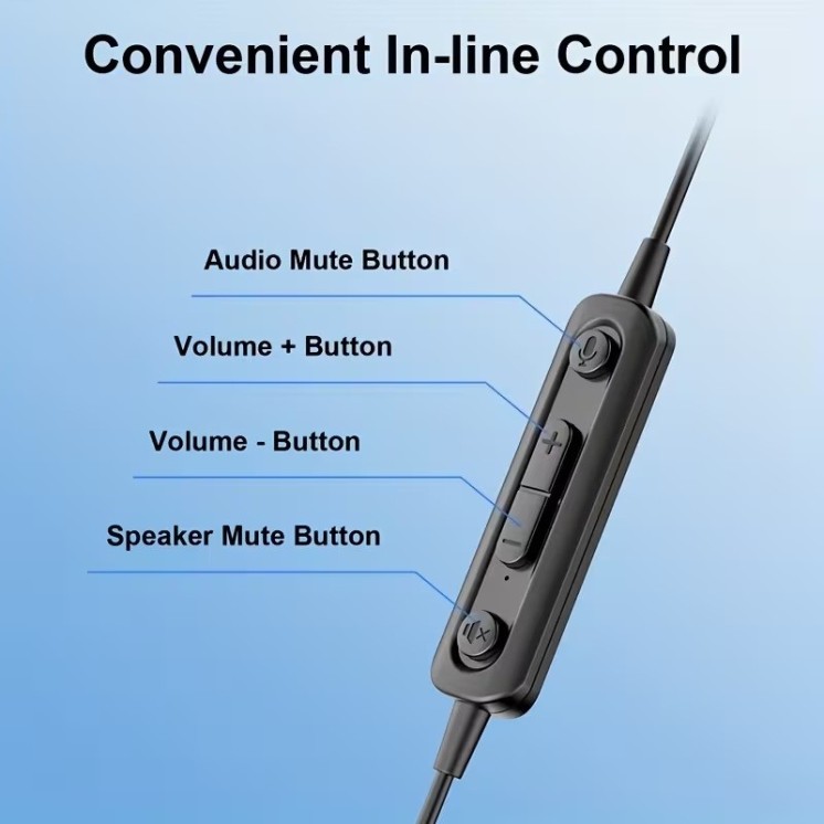 USB‑C Headset with Boom Mic | Meetings, Conferencing & Gaming