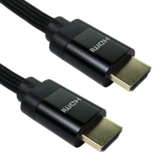 1m 8K HDMI Cable - Black Connectors