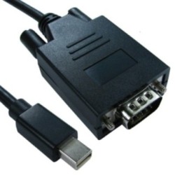 Mini DisplayPort (Male) to SVGA (Male) Cable