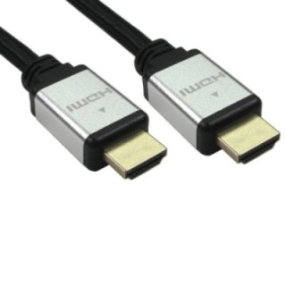 2m HDMI v2.1 Certified Cable - Silver Aluminium Shell