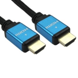 3m HDMI v2.1 Certified Cable - Blue Aluminium Shell