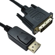 1m DisplayPort (M) to DVI (M) Cable