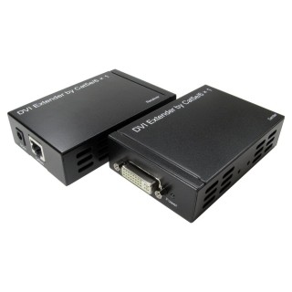 50m DVI Extender over 1x Patch Cable 50m DVI Extender over 1x Patch Cable