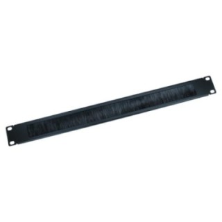 19 inch Rack Mount Brush Plate - 1u