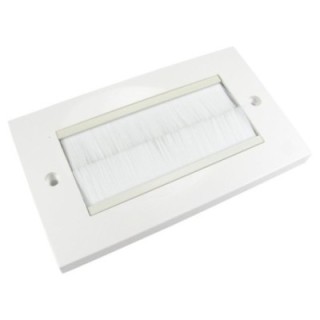 Dual Gang White Brush Plate