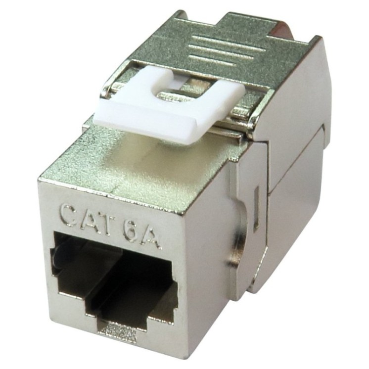 Cat6A Shielded Keystone Jack - Toolless