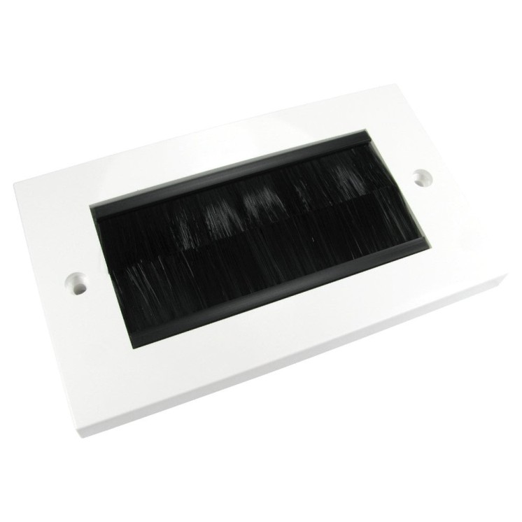 Dual Gang Black Brush Plate