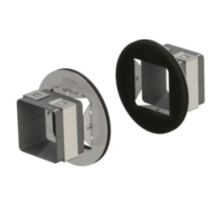 EZ-Path Series 33 Fire Stopping Device 1 Gang Wall Fixing Plate Pair