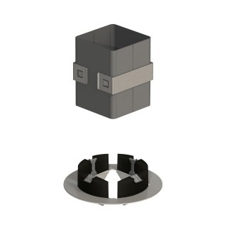 EZ-Path Series 33 Fire Stopping Device 1 Gang Floor Fixing Plate
