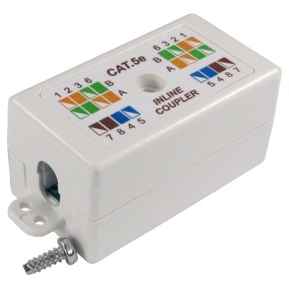 Cat5e Punchdown / Krone Coupler (White)