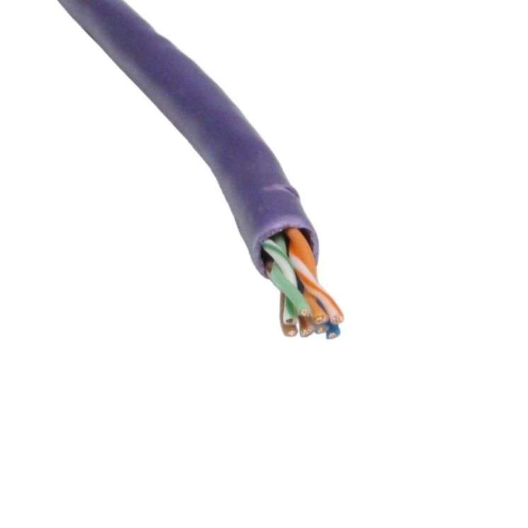 305m Purple Cat5e UTP Reel - Stranded Core