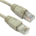 0.5m Snagless Cat5e Patch Cable - Grey