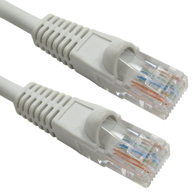 0.5m Snagless Cat5e LSZH Patch Cable - Grey