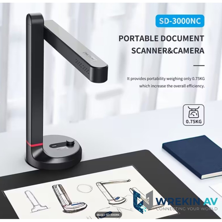 EduScan A4 Visualiser – Classroom High‑Speed Classroom Document Camera