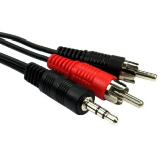 10m 3.5mm Stereo to Two RCA Cable