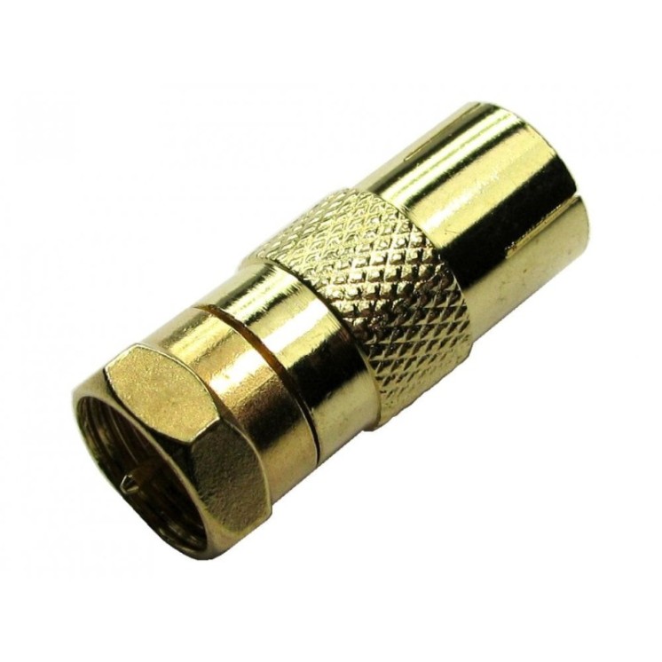 F Type (male) to TV Aerial (female) Adapter