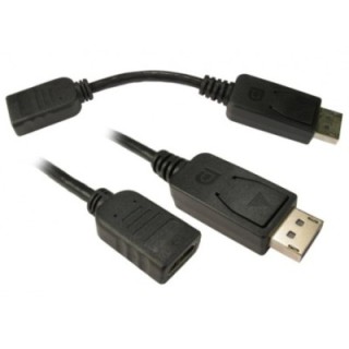 15cm DisplayPort to HDMI Leaded Adapter