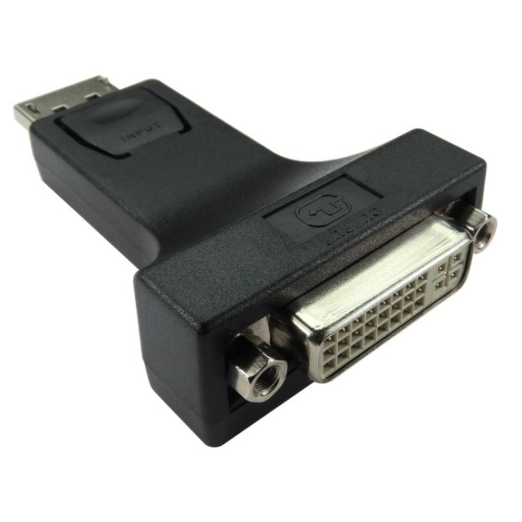 DisplayPort (M) to DVI (F) Adapter