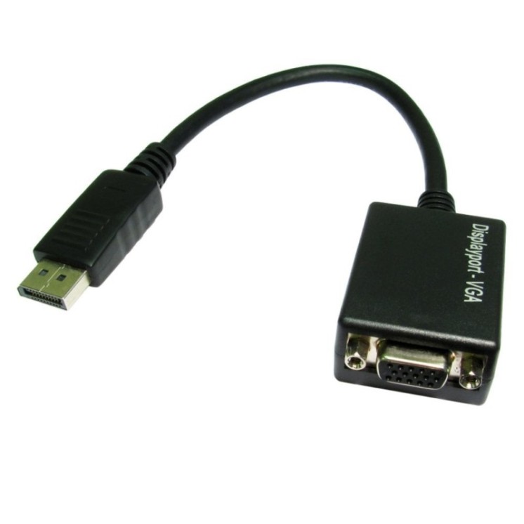 DisplayPort (M) to SVGA (F) Leaded Adapter