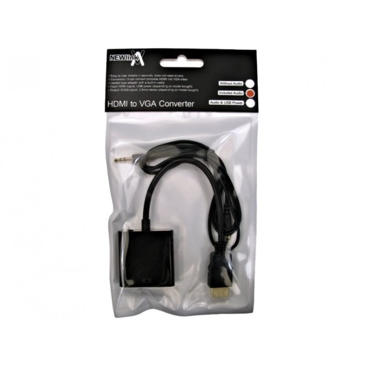 HDMI to SVGA and Audio Converter (Retail Packed)