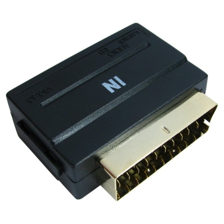 Three RCA to SCART Adapter